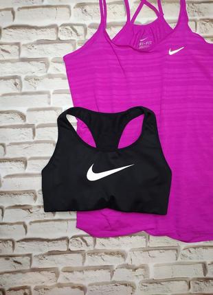 Nike компрессионный спортивный топ лиф бра из свежих коллекций