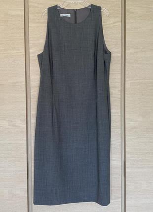 Платье миди сарафан шерсть размер xl