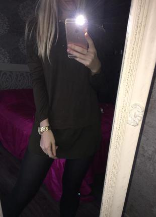 Віскозна туніка хакі