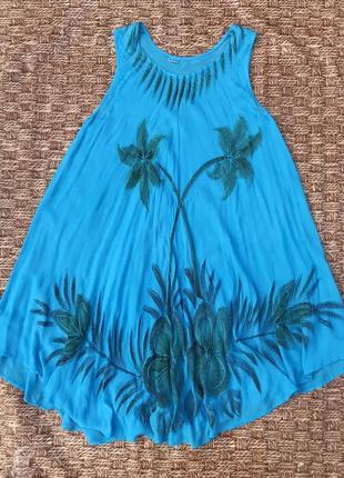 Сукня легка, асиметричне, забарвлення на першому фото3 фото