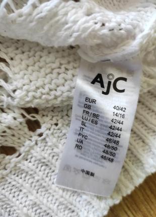 Брендовый, ажурный джемпер, реглан, свитр 9