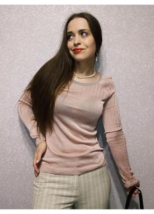 Armani лонгслив ніжний 🍑 кофта світшот светрик