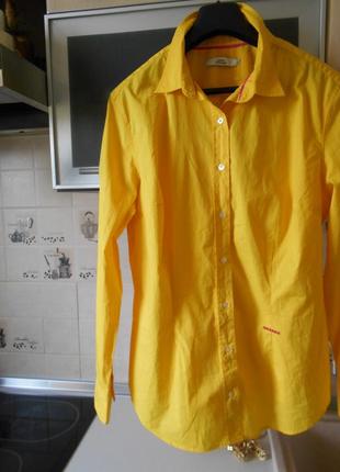 #распродажа #0039-italy# крутой лимонный стрейчевый батник\рубашка#5 фото