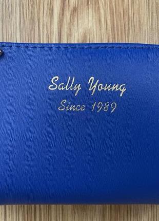 Кошелек портмоне женский синий sally young 13/9 см