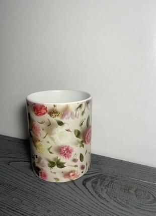 Чашка «квіти»3 фото