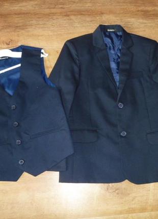 Romario классический пиджак и жилетка на 7 лет в идеале