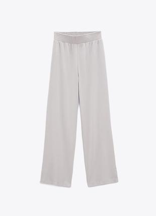 Zara шикарні хвилясті штани палаццо3 фото