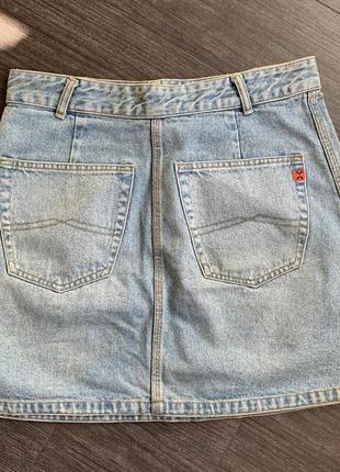 Вінтажна джинсова спідниця2 фото
