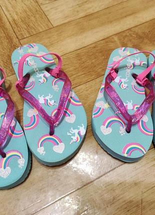 Босоножки вьетнамки единорожки 🦄 pepco польша