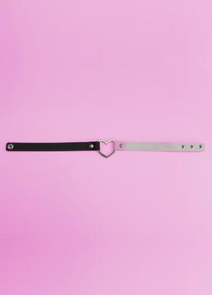 Милый черно розовый сплит чокер с сердечком косплей аниме egirl тамблер кидкор4 фото
