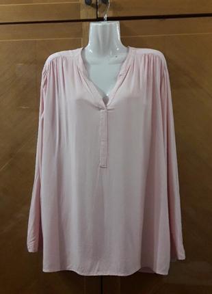 Брендовый 100% вискоза стильная блуза р. 20 от peacocks