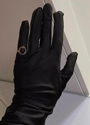 Перчатки черные чорні оперные довгі високі длинные высокие до ліктя локтя атлас атласные атласні тряпочные винтаж ретро рукавички2 фото