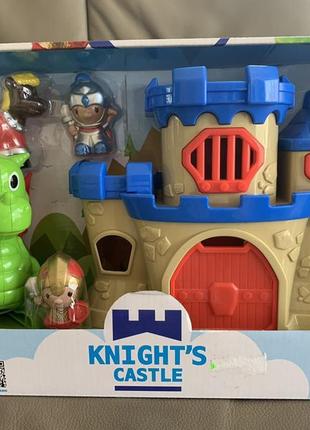Ігровий набір keenway замок з драконом і фігурками лицарів