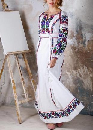 Платье вышиванка от оксаны пленитель🌻3 фото