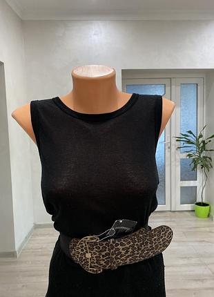 Accessories 🤎🖤широкий ремінь))широкий ремінь, пояс з леопардової вставкою))