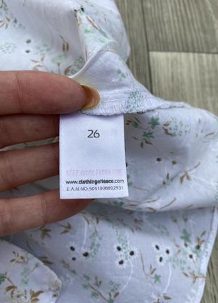 Тонкая легкая блуза батал из прошвы/сахариста большой размер6 фото