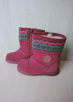 Замшеві чобітки clark's