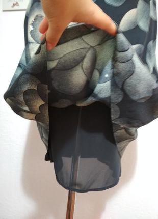 Фірмове натуральне шовкове плаття з розкішною вишивкою паєтки 100% шовк !!!5 фото