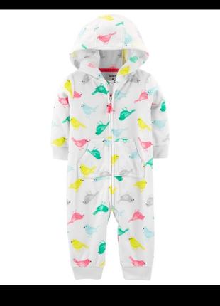 Ромпер фліс картерс флис carters комбінезон чоловічок утеплений