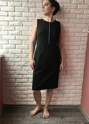 Фактурное строгое платье 👗 4