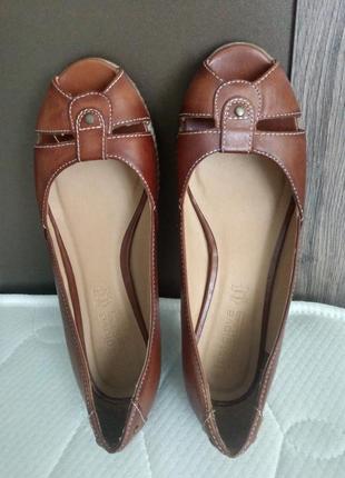 Летние туфли английского бренда footglove wider fit, размер 382 фото
