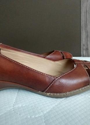 Летние туфли английского бренда footglove wider fit, размер 387 фото