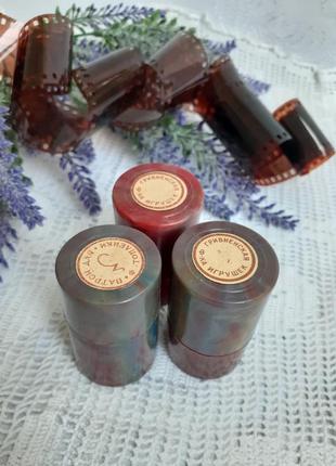 1930-ті роки! гріневська фабрика іграшок! довоєнні патрони тубуси коробки для зберігання фотоплівки срср целулоїд кілкий пластик радянський вінтаж4 фото