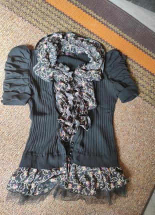 Кофта жіноча блуза віскоза, 36-40 розмір, тягнеться