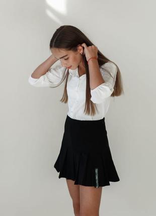 Юбка в складку школьная 134-158 р-р