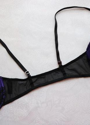 75с, 70д витончений пурпурний бюстгальтер viola з застібкою спереду від ann summers3 фото