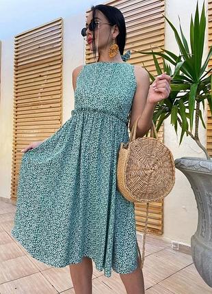 Платье сарафан миди