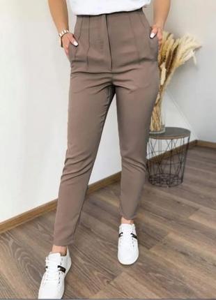 Женские прямые брюки с карманами, жіночі штани прямого крою2 фото