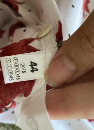 Блузка, з гарним принтом, з квітами, від дорогого бренду: c&a 5