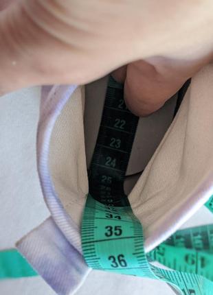 Красивые светлые кеды с рисунком тай-дай zara