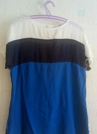 Легкая блузка блузочка 100% вискоза р.42европейский1 фото