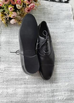 Классические чёрные туфли черные туфли от zara 40 чорні туфлі класичні4 фото