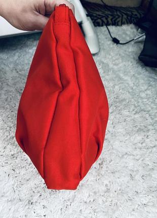 Червона червона жіноча містка сумочка клатч оригінал stokke6 фото