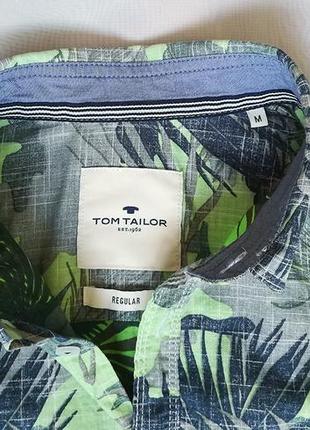 Рубашка tom tailor том тейлор с коротким рукавом м (48-50)3 фото