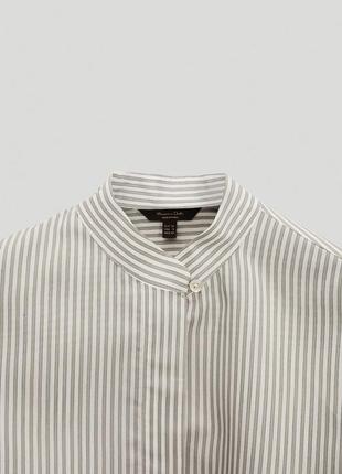 Сорочка (рубашка) в полосочку massimo dutti в 36, 38 розмірах3 фото