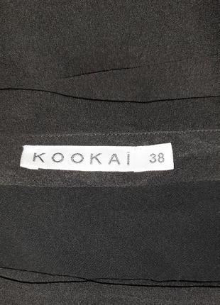 Шелковая ярусная мини юбка французского бренда2 фото