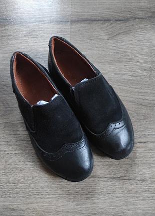 Кожаные туфли для мальчика