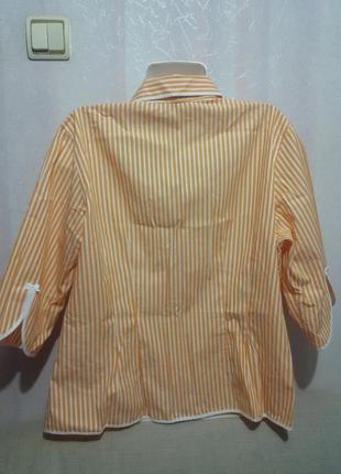 Блуза - жакет котоновая (пог- 63 см)   644 фото