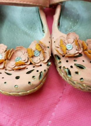 Туфлі літні квіточки2 фото