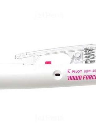 Pilot down force ballpoint pen white body шариковая ручка япония3 фото