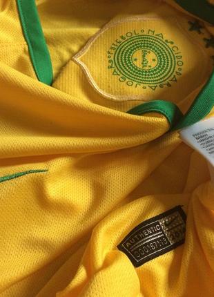 Футбольная футболка nike  бразилия 10 neymar р м3 фото
