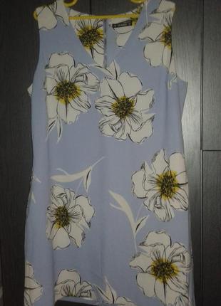 Стильное летнее платье  в цветочный принт dunnes, размер 18/46.