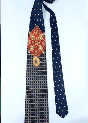 Краватка giovanni prato вінтаж шовк1 фото