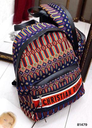 Яркий рюкзак текстиль1 фото
