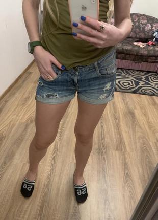 Шорты джинсовые bershka