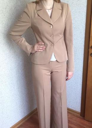 Костюм жакет+ широкі штани 42-44 роз